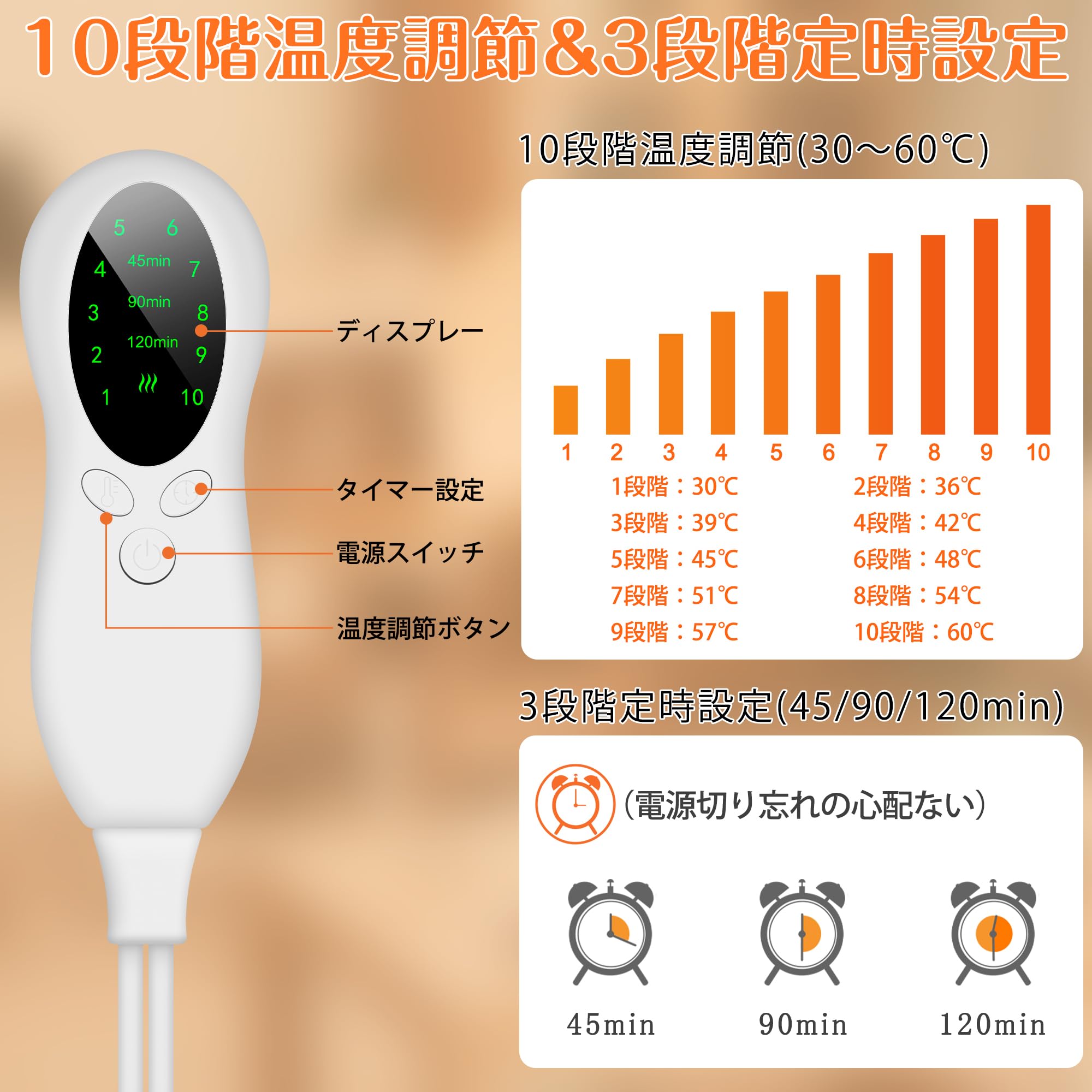 Amazon | 足温器 フットウォーマー 10段階温度調節 電気足温器 足入れ