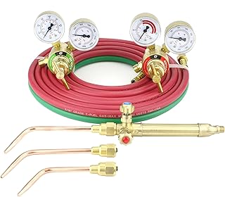 SÜA - Ligth Duty Professional Welding/Brazing Set - Oxygen & Acetylene - Compatible with Victor Series "J"