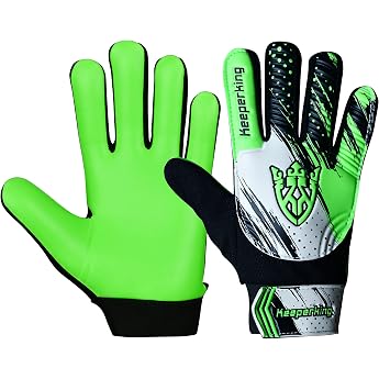keeperking clawxen children's goalkeeper gloves boys and girls junior football gloves football player gloves for boys goalkeeper gloves size 3-7