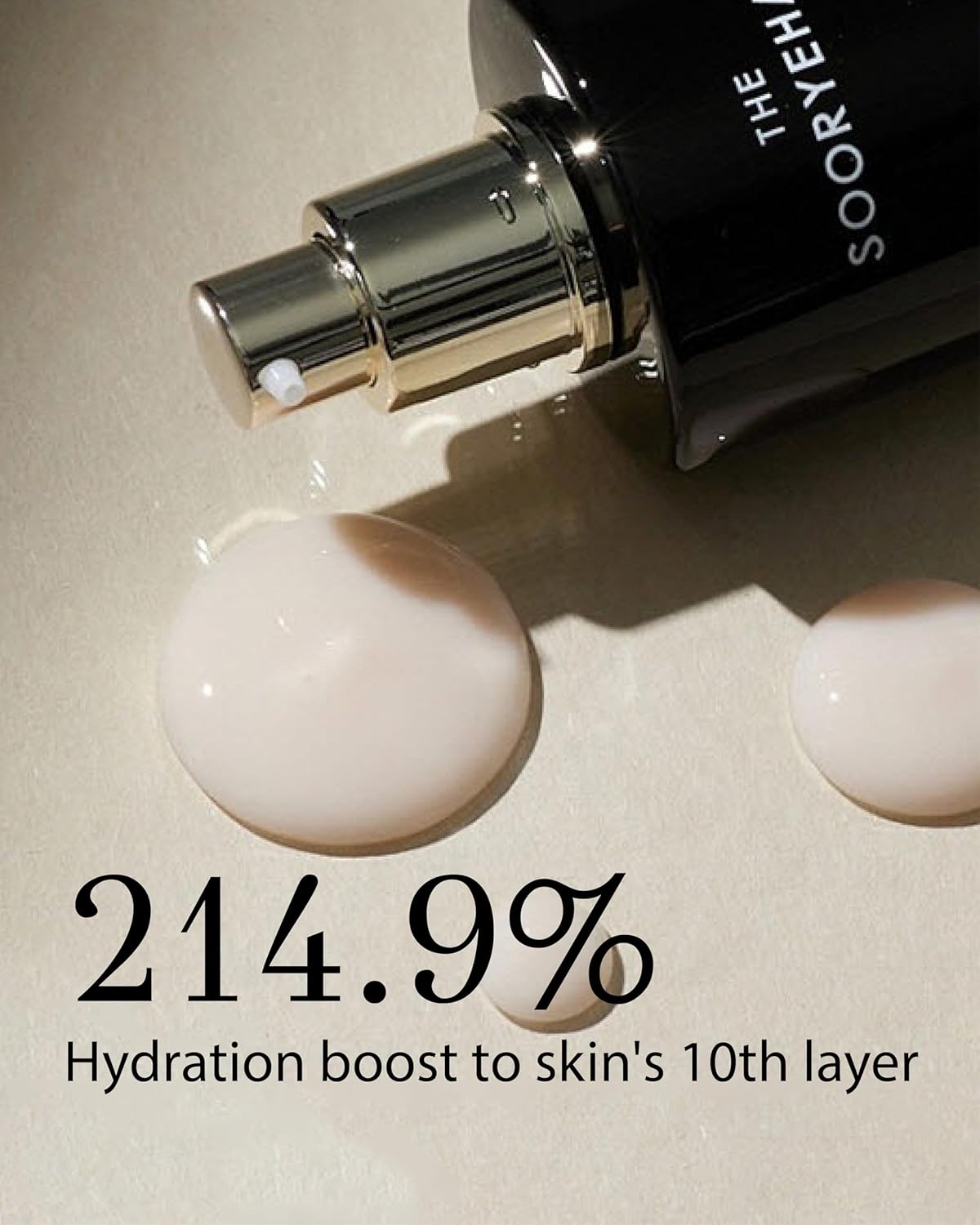 Sooryehan The Black (Essence Moisturizer, 130ml/4.4fl oz) - Lightweight Cream for Moisture Barrier, Rejuvenate Dull, Aging Skin. Premium Korean Skin Care. Black Yeast, Hyaluronic Acid, - Image 3