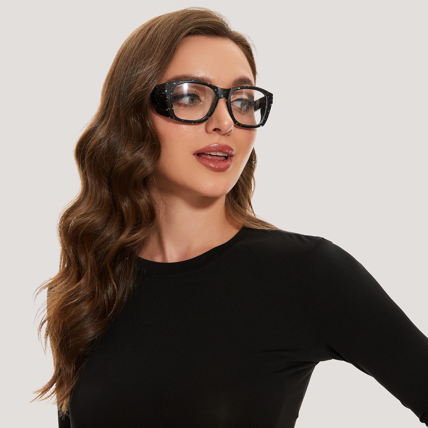 UKNOW Safety Glasses - Anti Fog Lenses - Eye Protection with Side Shields - ANSI Z87.1 Protective Eyewear - UV Protection - Image 2