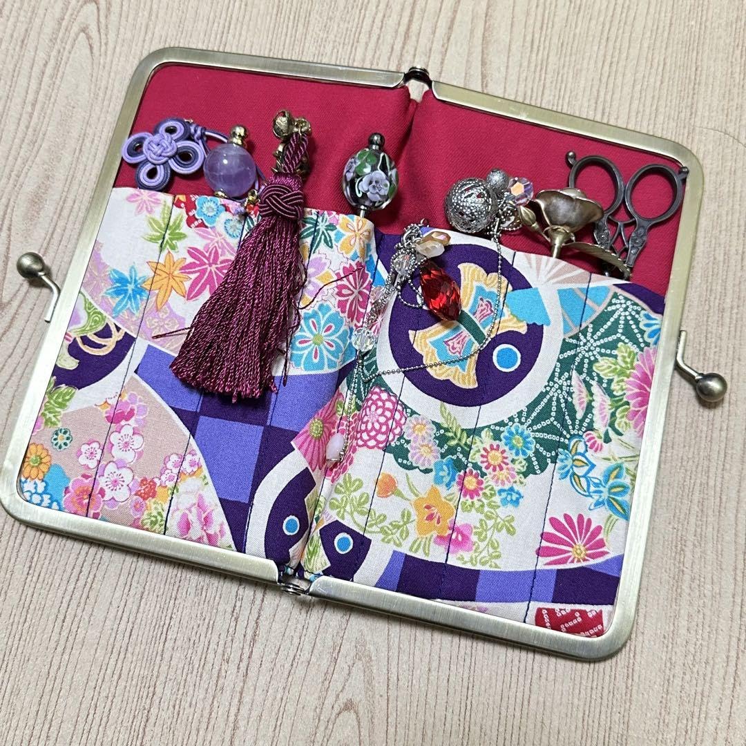 江戸時代　かんざし入れ Amazon.co.jp: オーダー式がま口かんざしケース簪入れ〈NO:74