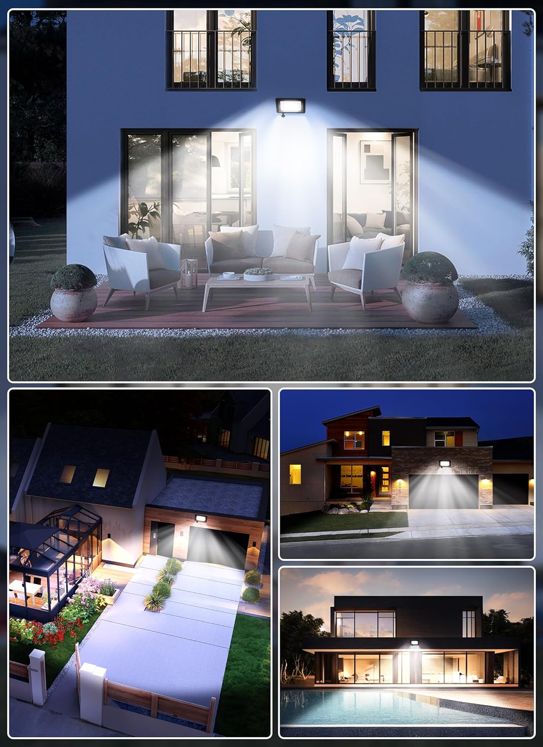 Brightown Security Lights Outdoor Motion Sensor, 35W PIR Sensor Security Light,3000 Lumen Motion Sensor Floodlight, IP66 Waterproof LED Outdoor Light Mains Powered for Backyard, Garden 9 81J5YSPhEsL. AC SL1500