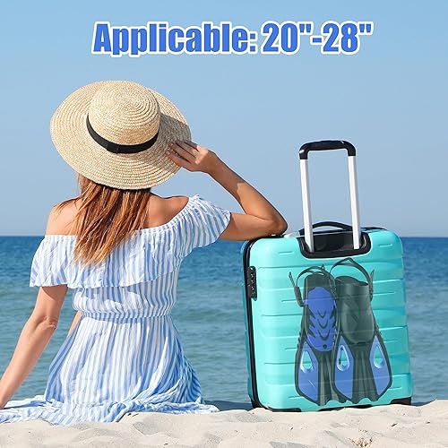 Miniatura 7 de Aletas de esnórquel, aletas de natación, tamaño de viaje, cortas, ajustables, para esnórquel, buceo, adultos, hombres y mujeres, aletas de natación