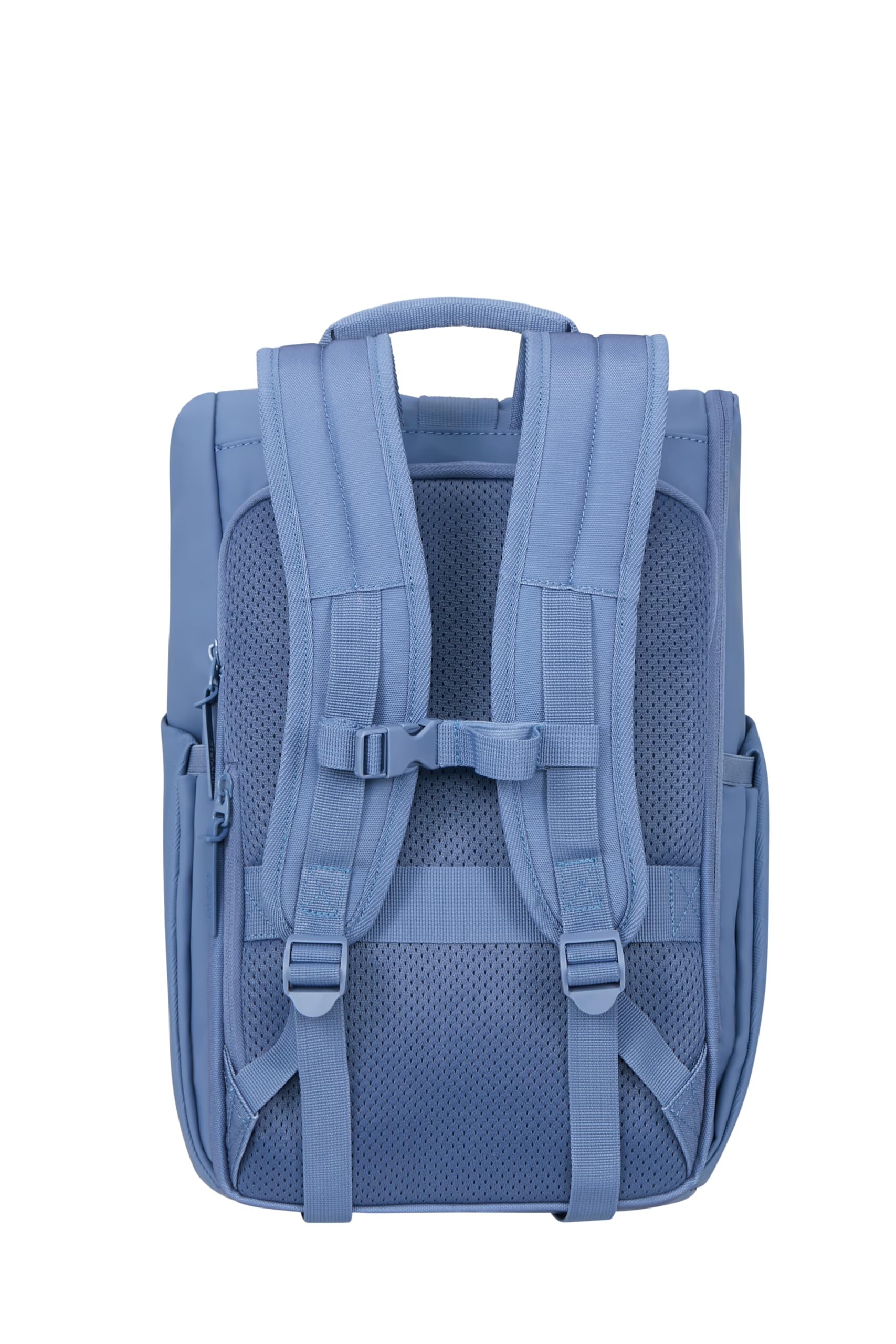American Tourister Urban Tide - Mochila PC Rolltop 14", Mochila Business & Viaje Repelente al Agua, para Oficina, Escuela, Universidad & Viajes - Azul (Storm Blue)