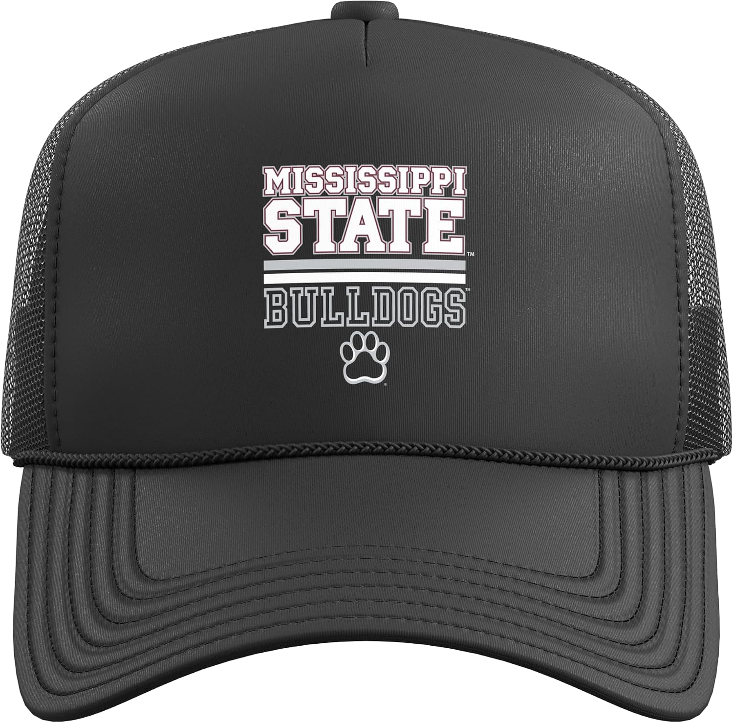 Mississippi State Bulldogs | Official NCAA | NAFPMSSU01 Trucker Hat with Adjustable Mesh Back