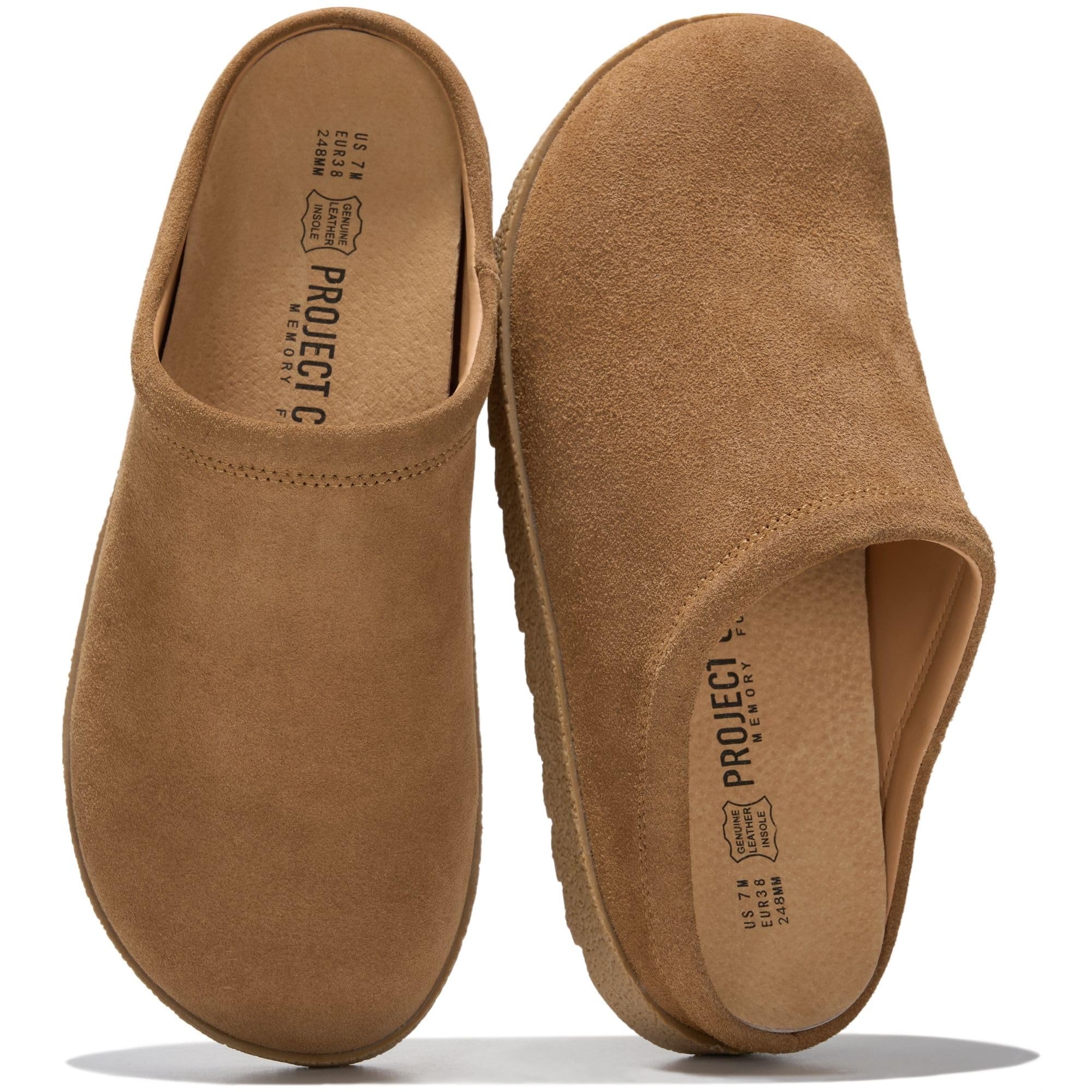 100% Genuine Leather Clogs for Women Womens Mules