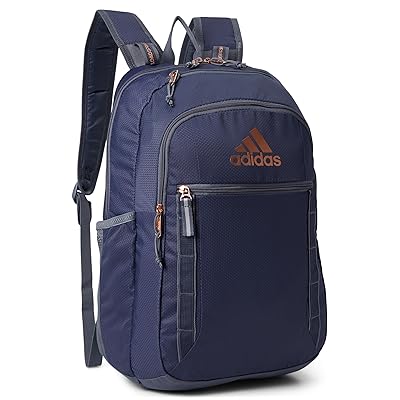 adidas Excel 7 Backpack Backpack Bags Shadow Navy/Onix Grey/Rose Gold, Polyester