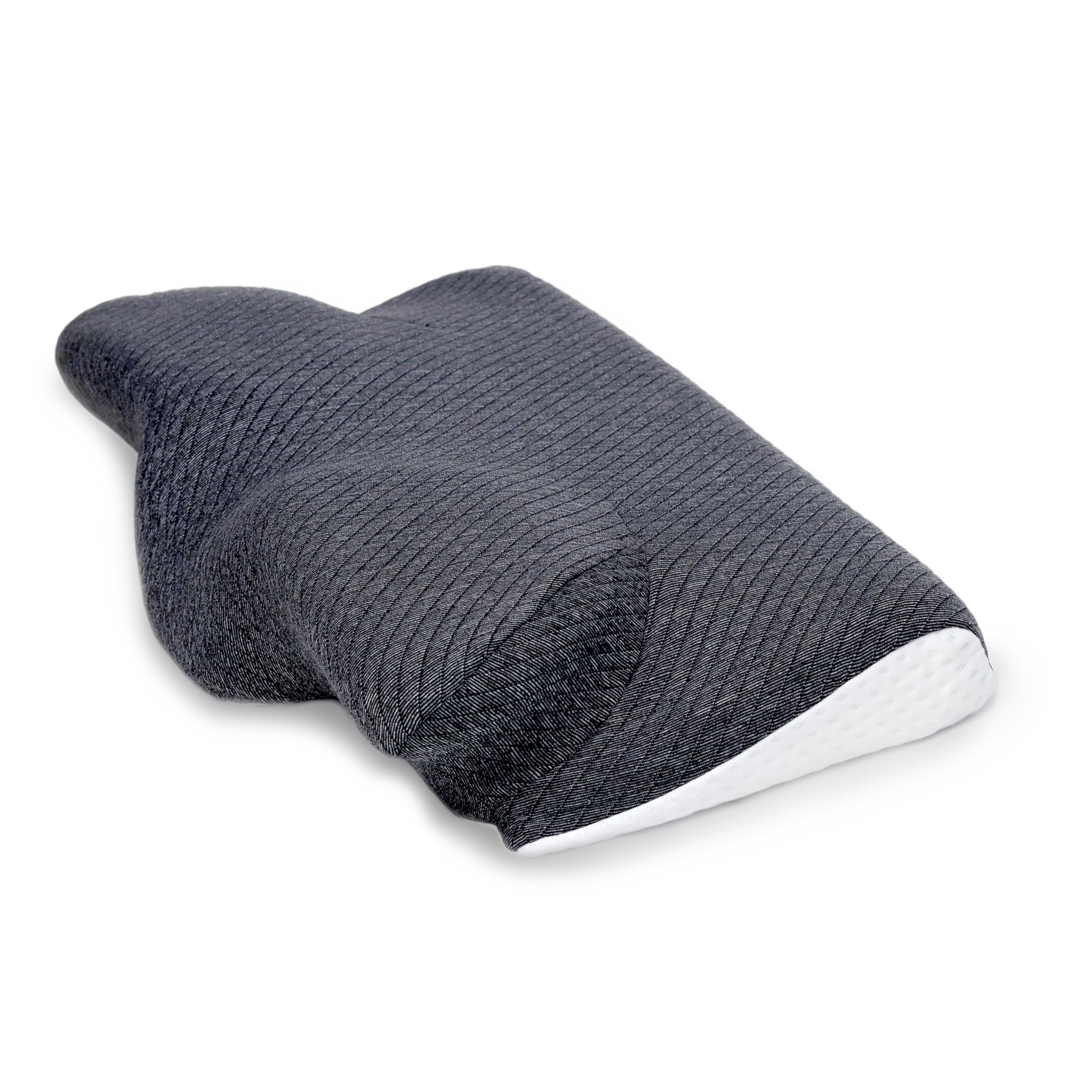 Halladis Luxury Pillow For Neck Pain|Cervical Pillow For Neck & Shoulder Pain|Orthopaedic & Ergonomic Support Pillow For Better Sleep|Breathable Fabric|2 Heights & Armrest Design (White & Black) (B0CV4B7T97) Amazon Price History, Amazon Price Tracker