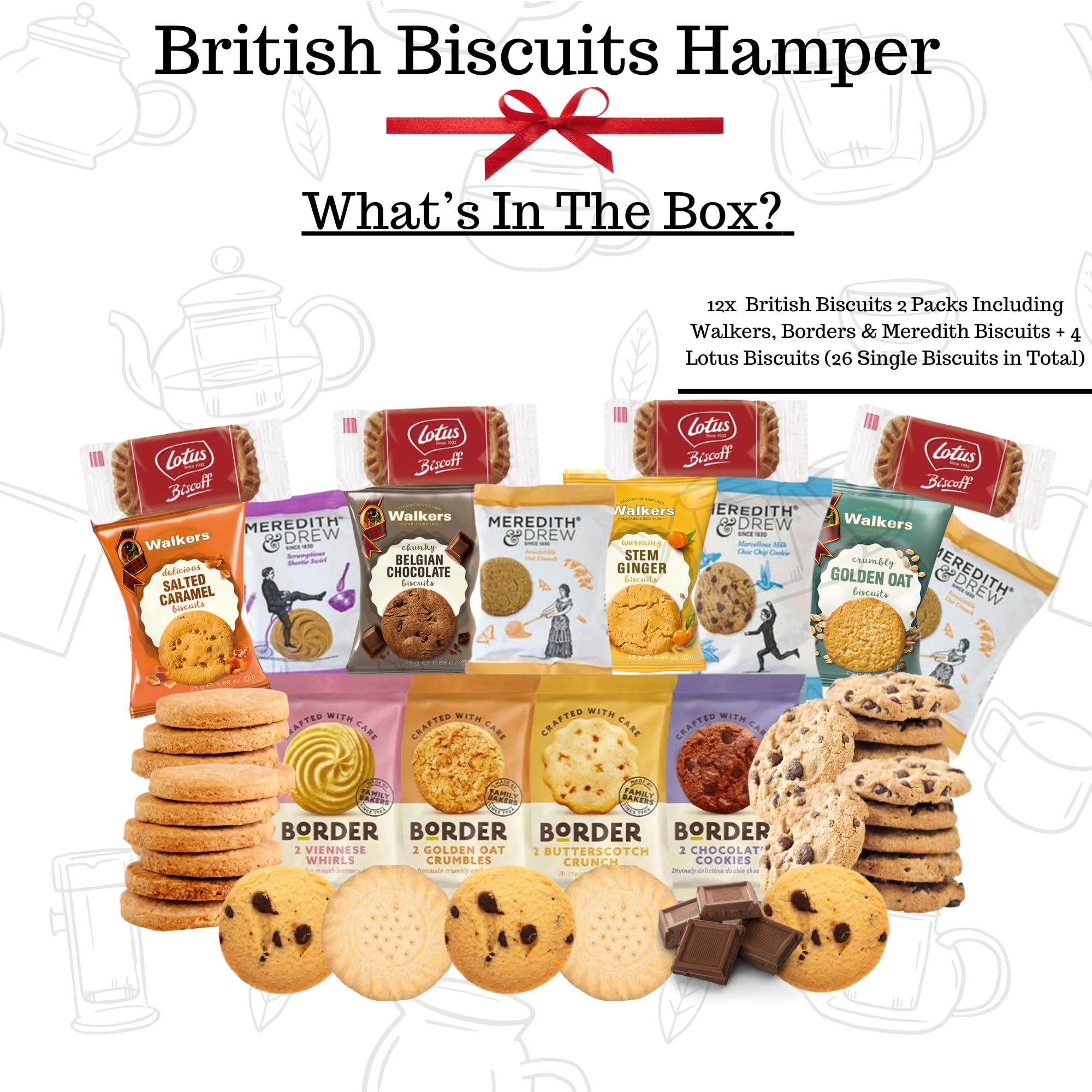 Amazon.com: British Biscuit Cookies Gift Hamper with Walkers