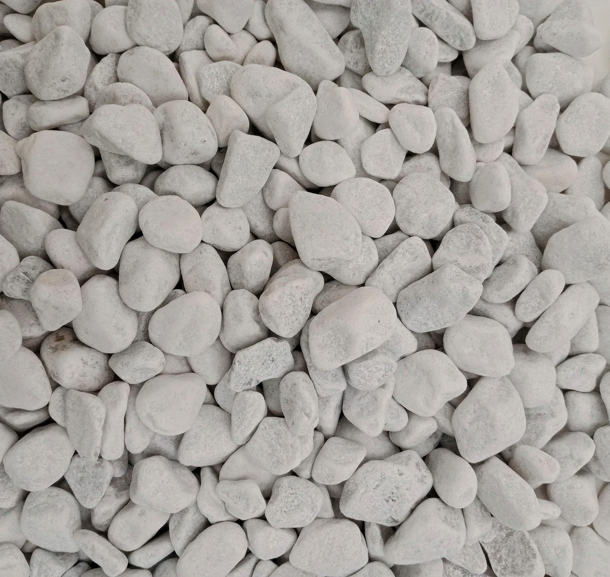 BERNARDELLI - Ciottoli Bianco Marmo Carrara (15/25 mm) per arredo di esterni, vasi e fiorere - Sacco da 10 kg