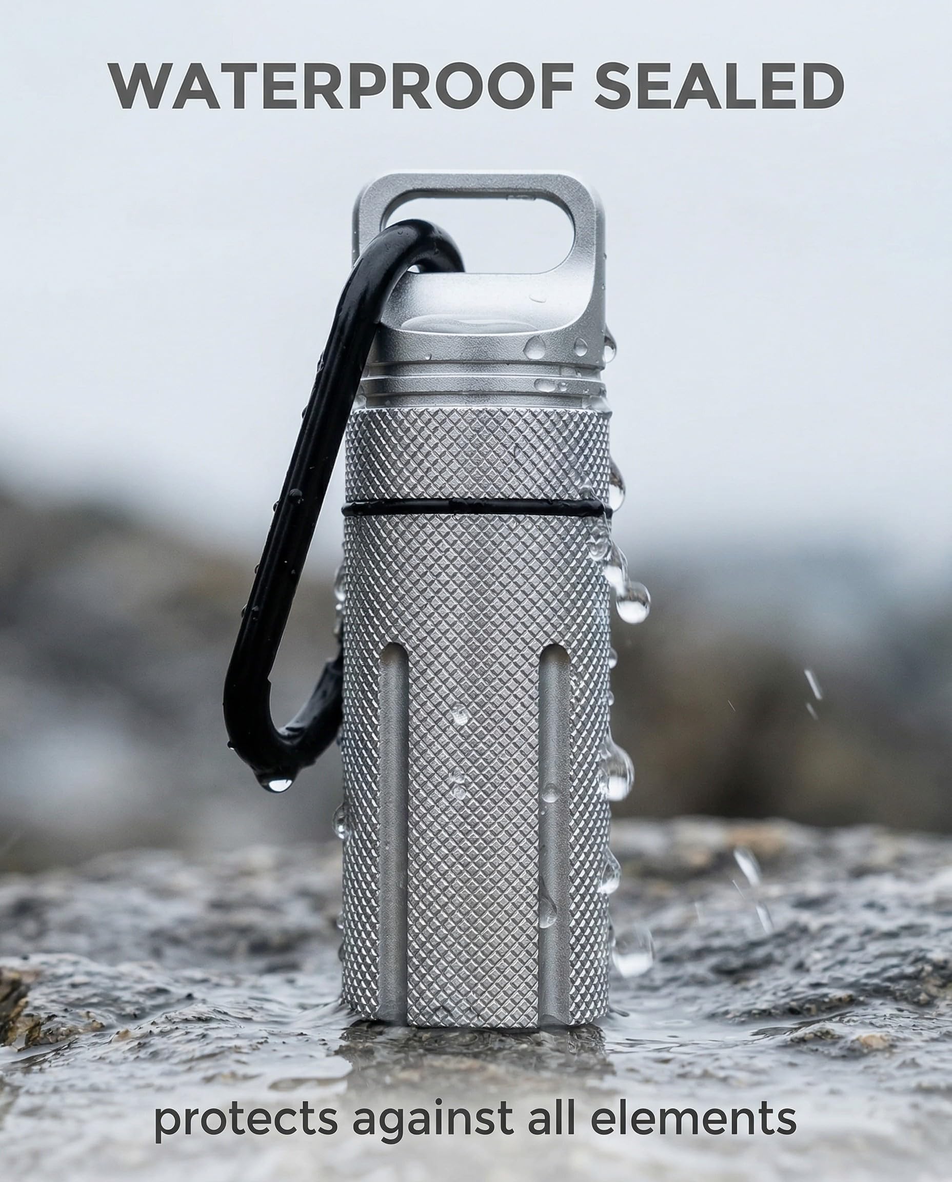 1 pieza para Protectora Ledger Nano X, Funda Ledger Nano X Resistente al Fuego, Agua y Impactos para S Plus/S, con Llavero (Gris, Solo Funda)