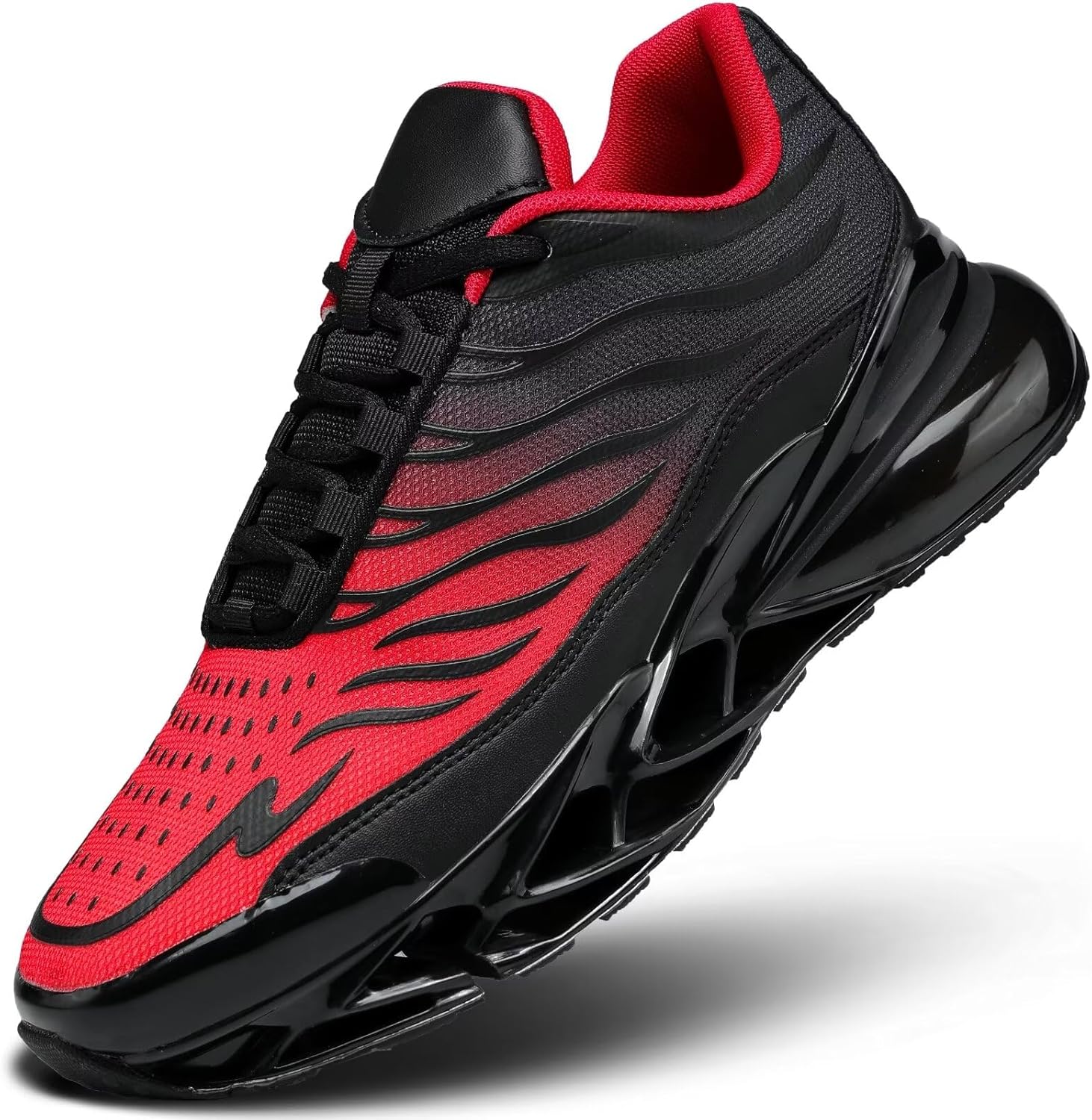 Mens Air Running Shoes Walking Blade Fashion Sneakers Lace Up Casual Comfortable Work Tennis Sport Athletic Trainers
