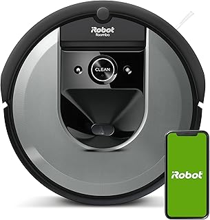 iRobot® Roomba® i715640 connected Robot Vacuum with Dual Multi Surface Rubber Brushes - Ideal for Pets - Learns, Maps, and Adapts to your Home - Clean by Object - Personalized Suggestions