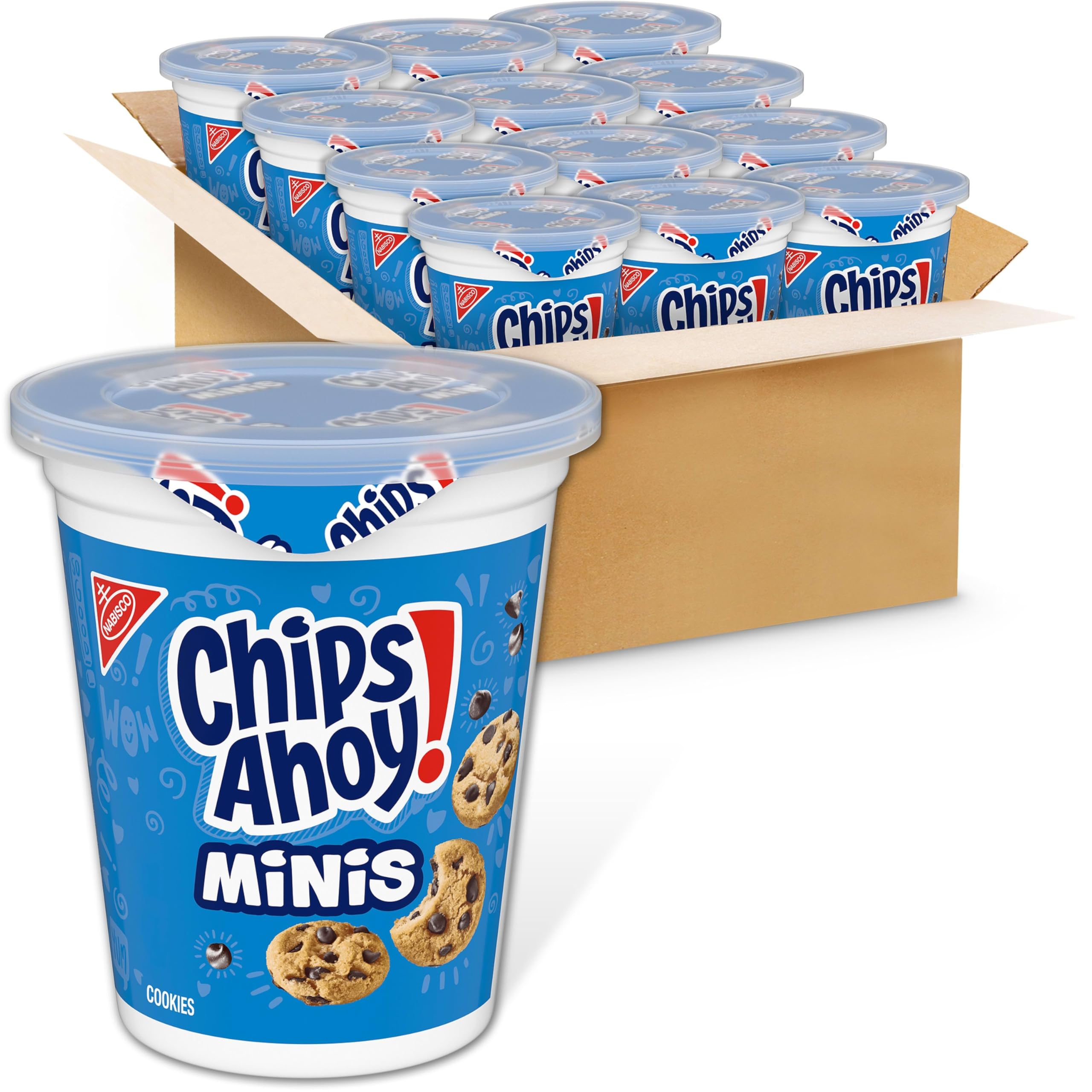 Mini Original Chocolate Chip Cookies, 12 Go-Paks