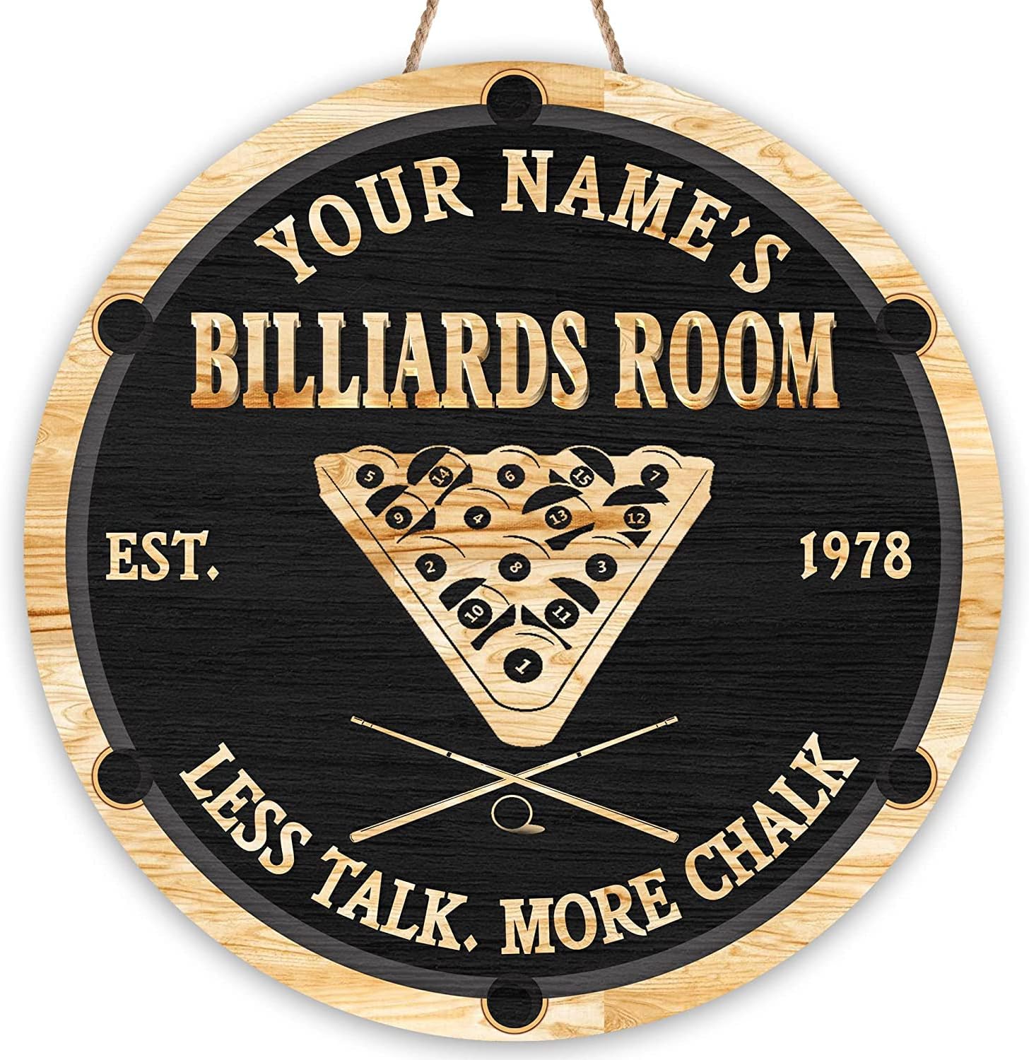 Artsy Woodsy Custom Billiards Room Billiards Club Printed