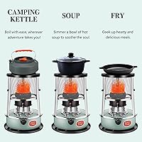 Vista 7 de Calentador de queroseno, calentadores de queroseno para uso en interiores, calentador portátil para campamento, estufa de queroseno, calentadores