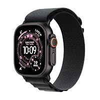 Apple Watch Ultra 3 GPS + Cellular, Cassa 49 mm in titanio nero con Alpine Loop nero