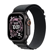 Apple Watch Ultra 3 GPS + Cellular, Cassa 49 mm in titanio nero con Alpine Loop nero – Large