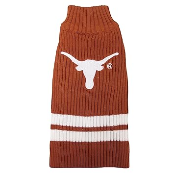 Pets First Collegiate Texas Longhorns Pet Sweater, Medium