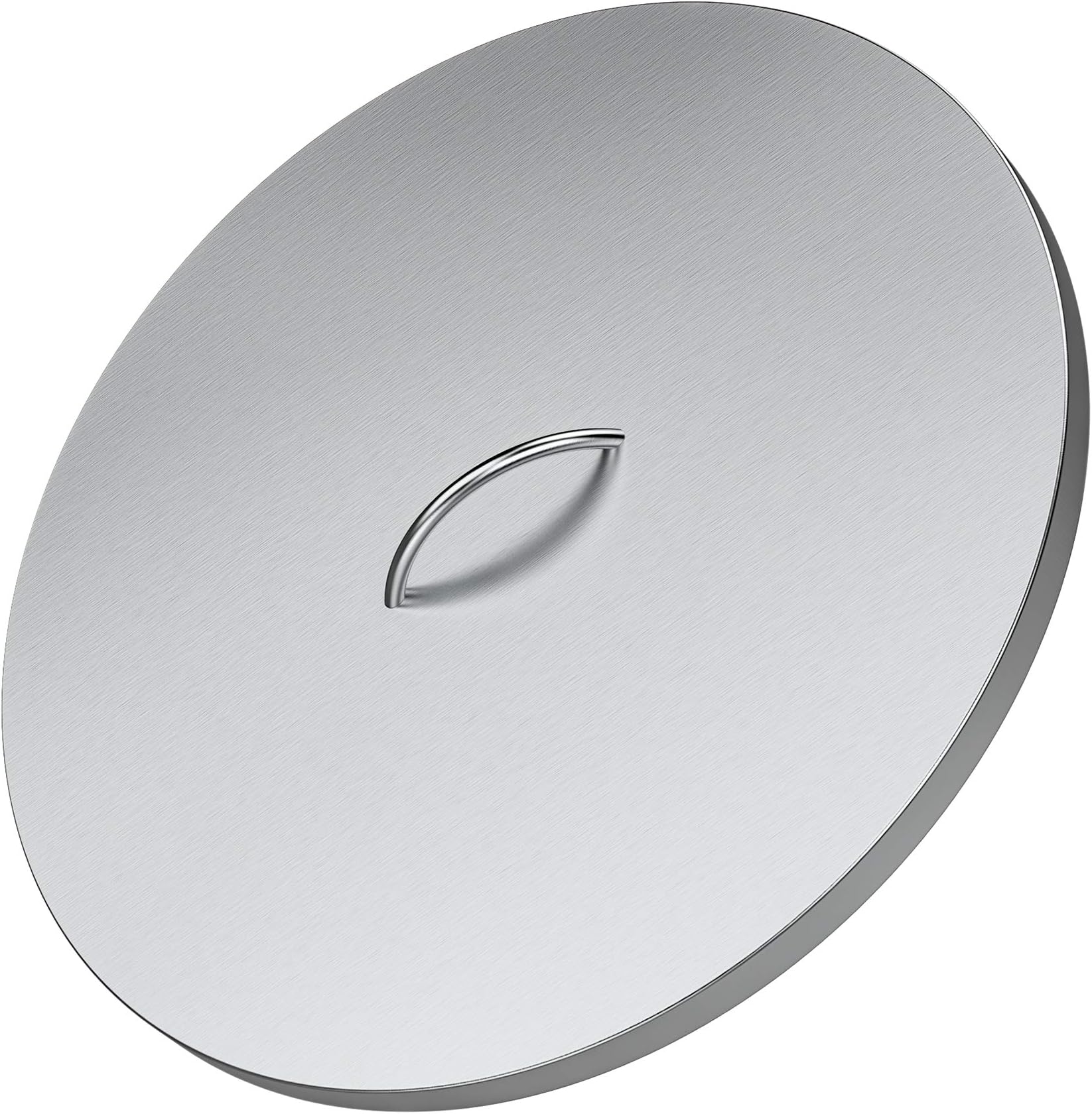 Stanbroil 22" Stainless Steel Round Fire Pit Cover, Fire Pit Ring Lid Fits for 19-Inch Drop-in Firepit Pan and 18 Inch Flat Fire Pit