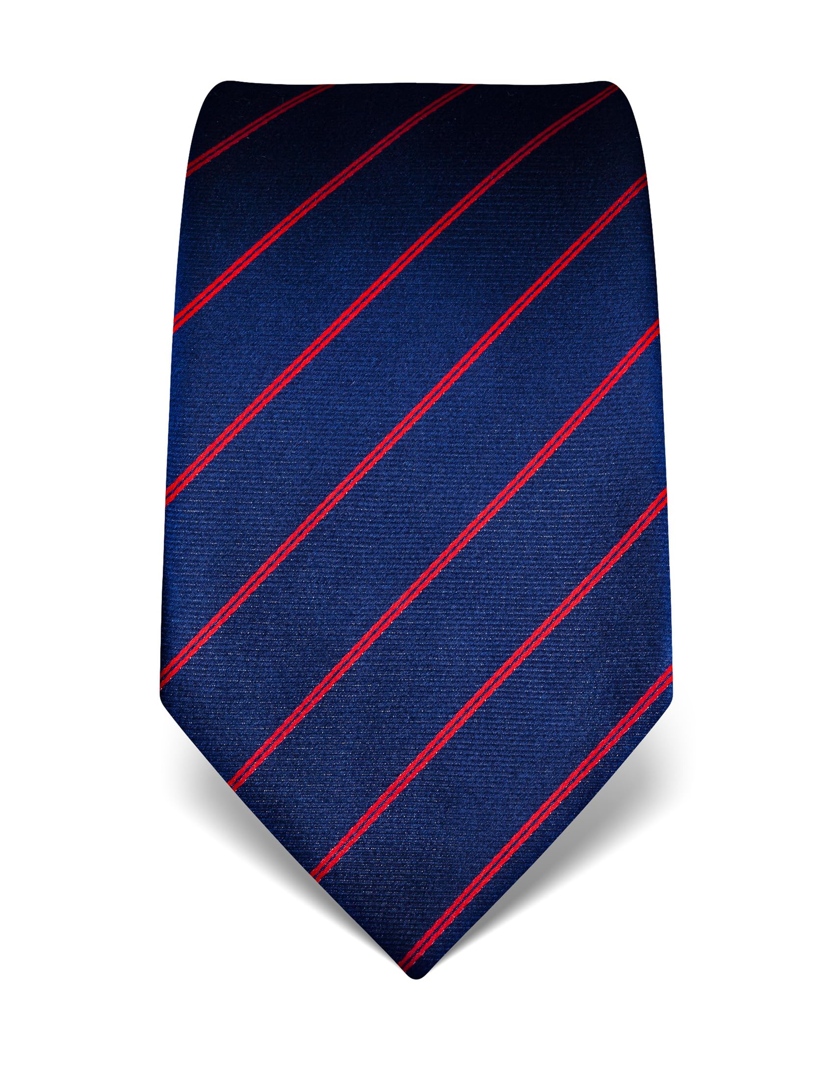 Vincenzo Boretti Herren Krawatte reine Seide gestreift edel Männer-Design zum Hemd mit Anzug für Business Hochzeit 8 cm schmal/breit