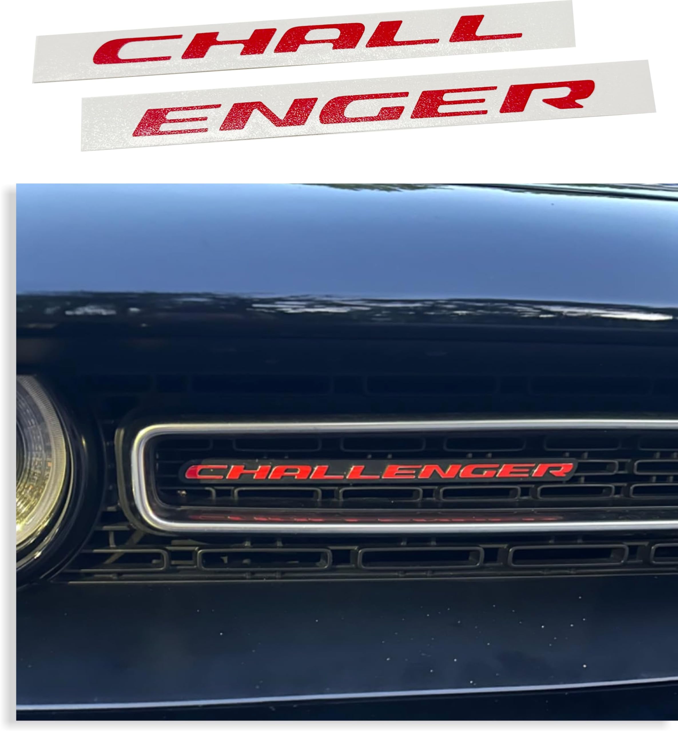 Amazon.com: Reflective Concepts Challenger Grille Emblem Overlay Amazon.com: Reflective Concepts Challenger Grille Emblem Overlay