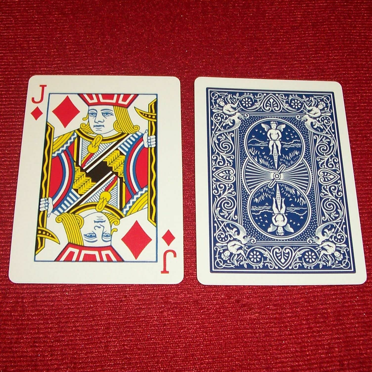 Stutter Deck - Bicycle® Cards - One way forcing deck Blue Backed (Jack Diamonds) — image 1