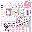 Hello Kitty DIY Glitter Micro Journal by Horizon Group USA, 40+ Stationery Accessories Including Hello Kitty Stickers, Surprise Keychain, Interchangeable Binder Discs, Squishy Glitter Cover & More
