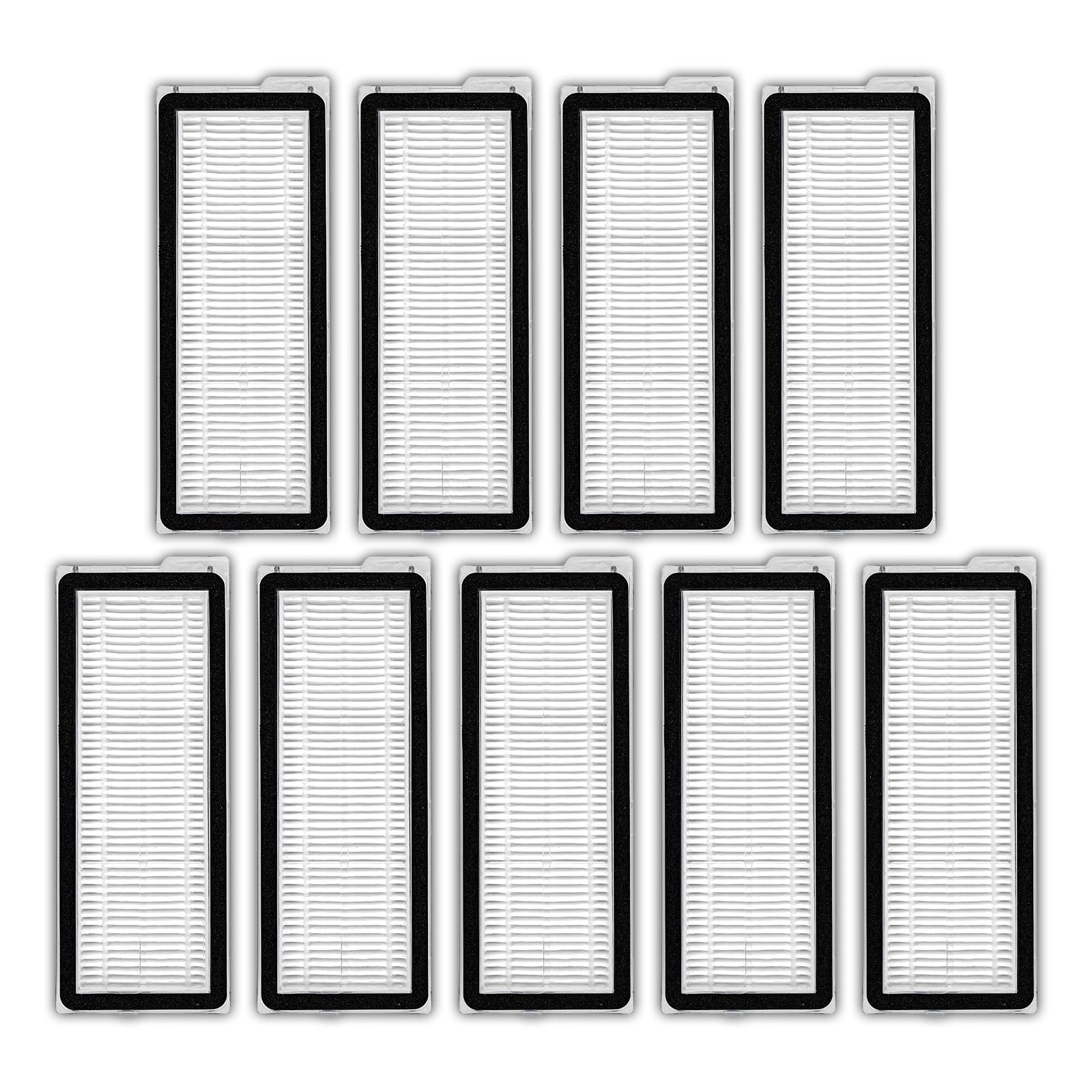 (9 pezzi) QV 35S Filtro HEPA di ricambio per Roborock QV 35S, Qrevo S, Qrevo Pro, Qrevo MaxV, Qrevo Plus, Qrevo Edge, Qrevo Curv Robot aspirapolvere, Kit accessori filtro, Parti di ricambio