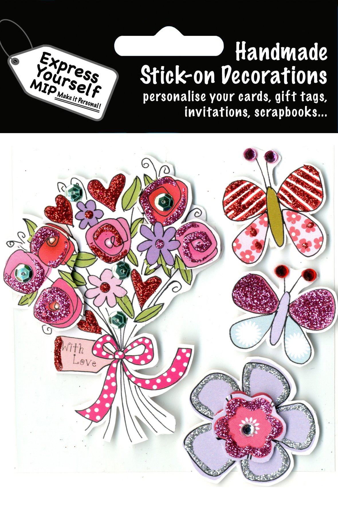 Express Yourself MIP DIYT405 3D Stickers, Multi-Colour