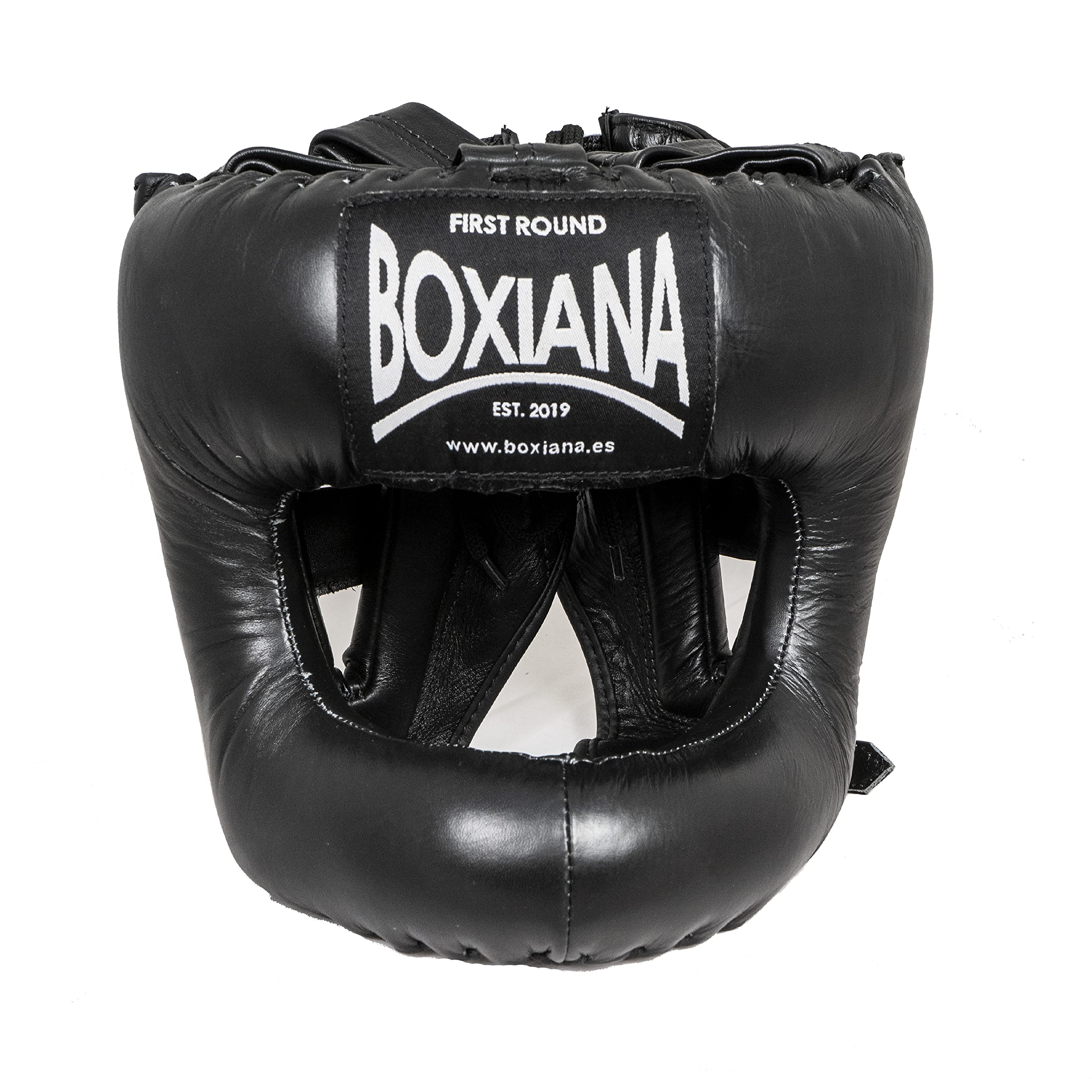 Casco de Boxeo para Sparring, Protector de Barra Frontal, Talla M, Negro, para Boxeo, Kick Boxing, Muay Thai y MMA
