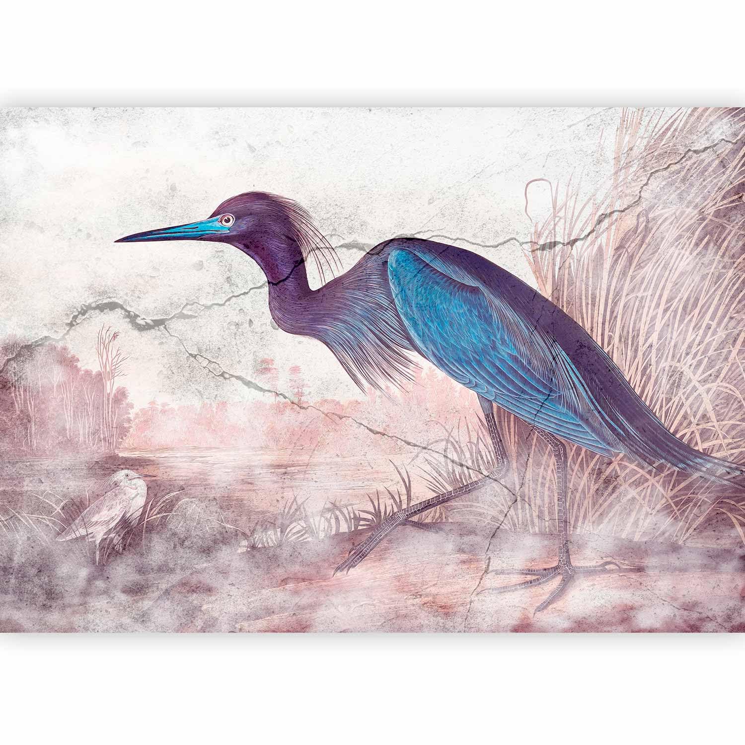 murando Photo Wallpaper Crane Bird 150x105 cm / 59"x41" — image 1