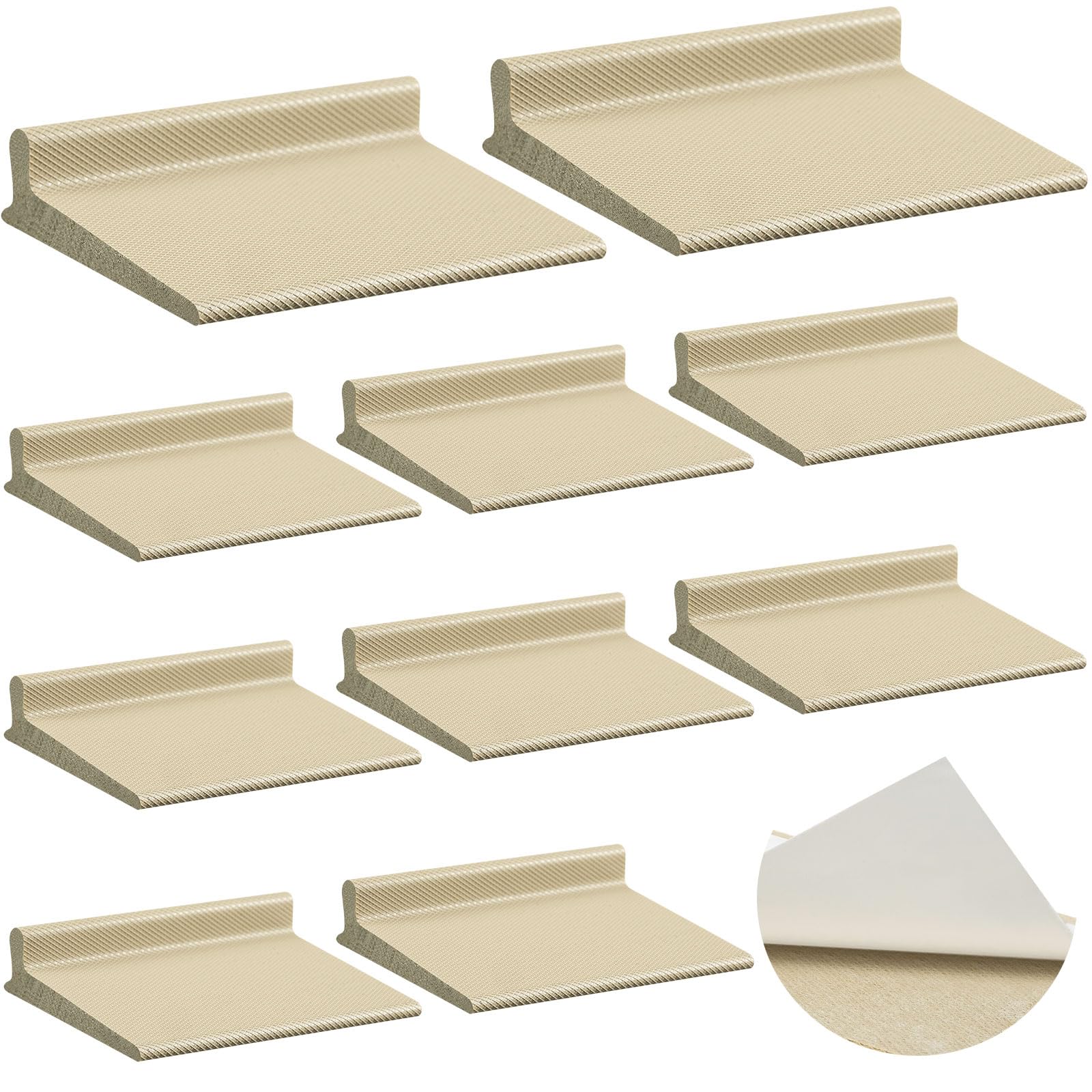 Photo 1 of Pangda Door Corner Seals - Beige, Classic, 10 Pcs