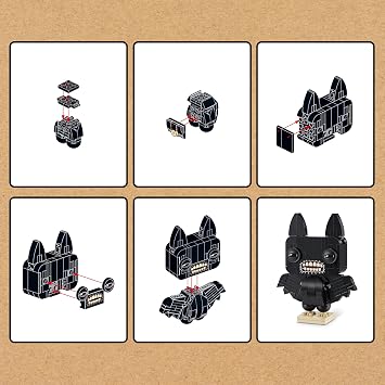 MAX Build More Premium Fuggler Collection 4 Pack by ZURU - Novelty Unboxing Toy & Building Brick Collectible Minis with up to 167 Pieces, Fun Designs to Build & Display, Ages 8+, Kids, Teens & Adults.