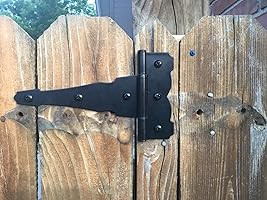 4″–8″ Heavy Duty Decorative T Hinges photo review