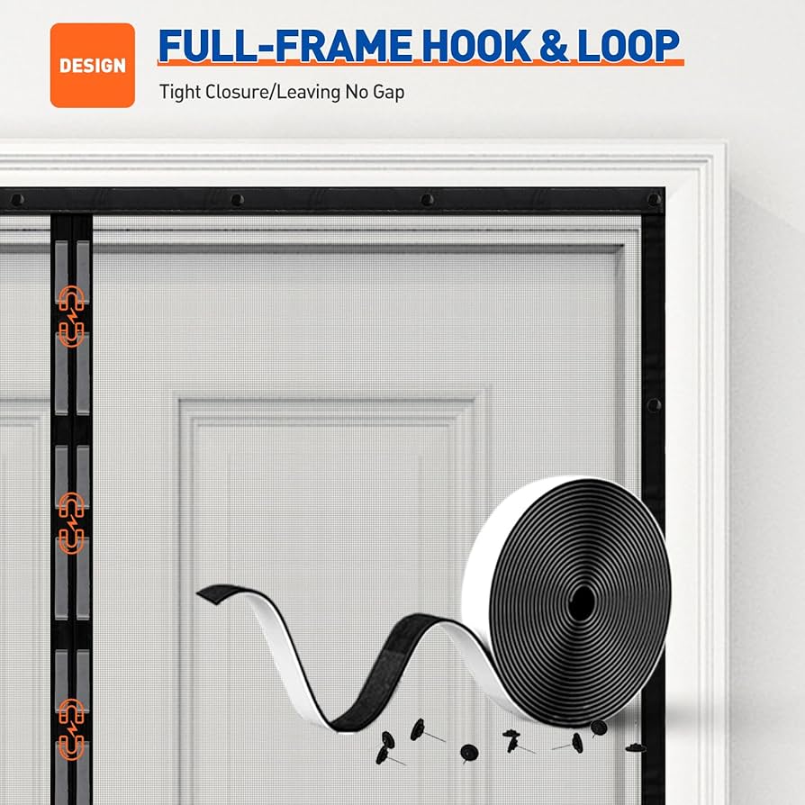 Amazon.co.jp: 大型磁気スクリーンドア 72X84 Inch グレー
