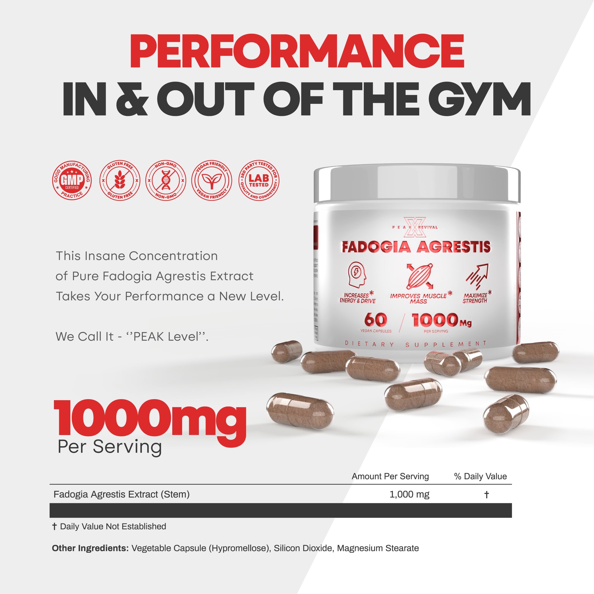 Muscle Stack - Turkesterone & Fadogia Agrestis Testosterone Booster for Men — Amazon image 6