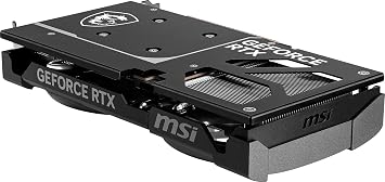 msi Gaming RTX 5060 Ti 16G Ventus 2X OC Black Plus Graphics Card (16GB GDDR7, 128-bit, Extreme Performance: 2617 MHz, DisplayPort x 3 2.1a, HDMI 2.1b, NVIDIA Blackwell Architecture)