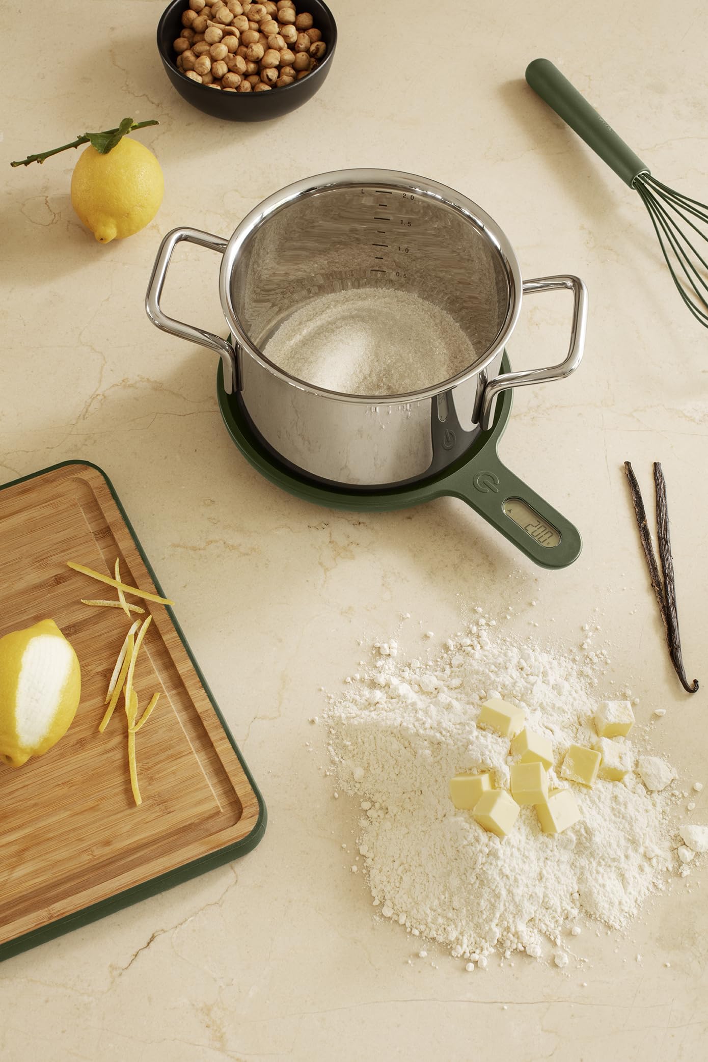 EVA SOLO Bilance da cucina Green Tools con display sul manico Verde