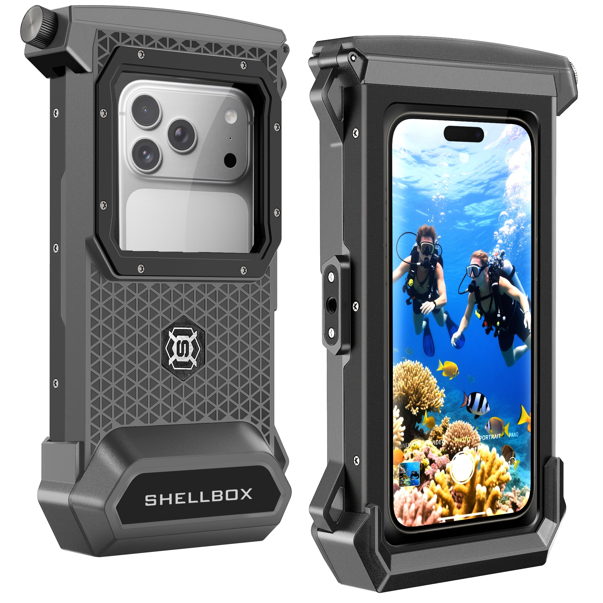 Wasserdichte Handyhülle 7.0 Zoll Unterwasser Wasserfeste Handy Wasserschutzhülle Handytasche Wasserdicht Schwimmen Baden für iPhone 17 Pro 17 Air 17 Pro Max 16e 16 Pro 16 15 14 13 Pro Max 15 14 Plus