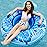 Jasonwell Inflatable River Tube Float - Heavy Duty River Float Pool Floats Lake Premium Water Tubes for Floating Recreational River Raft Lounge Floaties with 2 Cup Holders for Adult