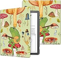 Vista 100 de Funda para Kindle básico de 6 pulgadas (11.ª generación), múltiples ángulos, piel sintética, delgada, con función de encendido y apagado automático