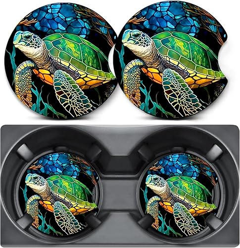 Miniatura 12 de Paquete de 2 posavasos de automóvil para portavasos de automóvil, con bandera de bala, alfombrilla de goma antideslizante de tamaño universal de 12