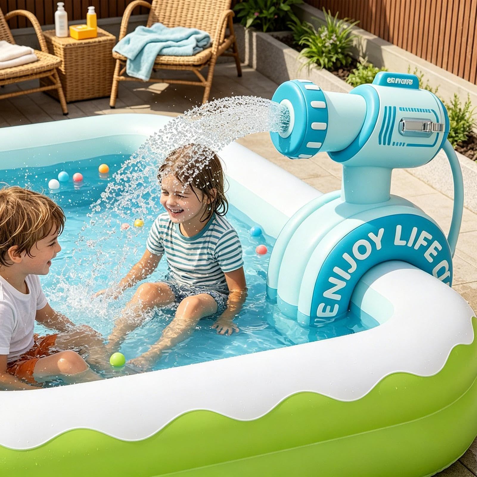 Nebulizzatore acquatico per spiaggia, ricordi interattivi | Giocattoli spruzzatori d'acqua per piscina, spiaggia, parco, festival, riunioni di famiglia, estate, all'aperto, cortile