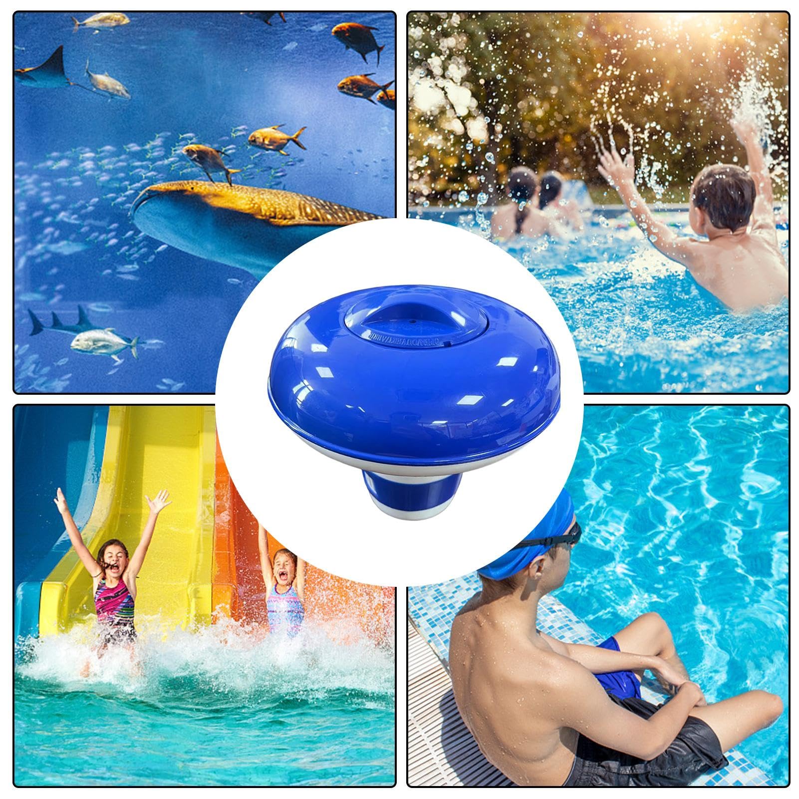 DOSATORE DI CLORO GALLEGGIANTE PER PISCINE PIEGHEVOLE REGOLABILE 42402