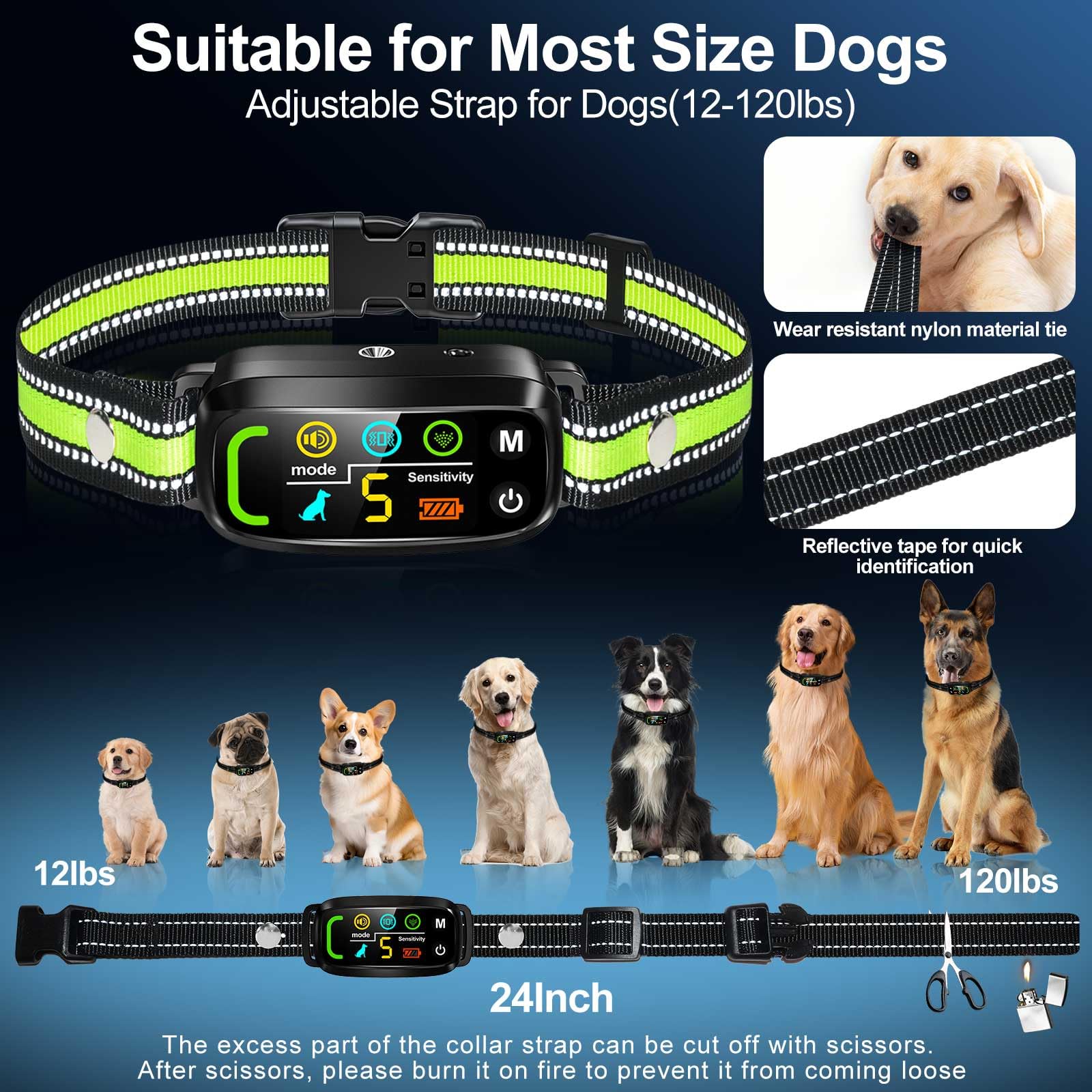 Citronella Bark Collar For Dogs [No Spray Refill] Spray Dog