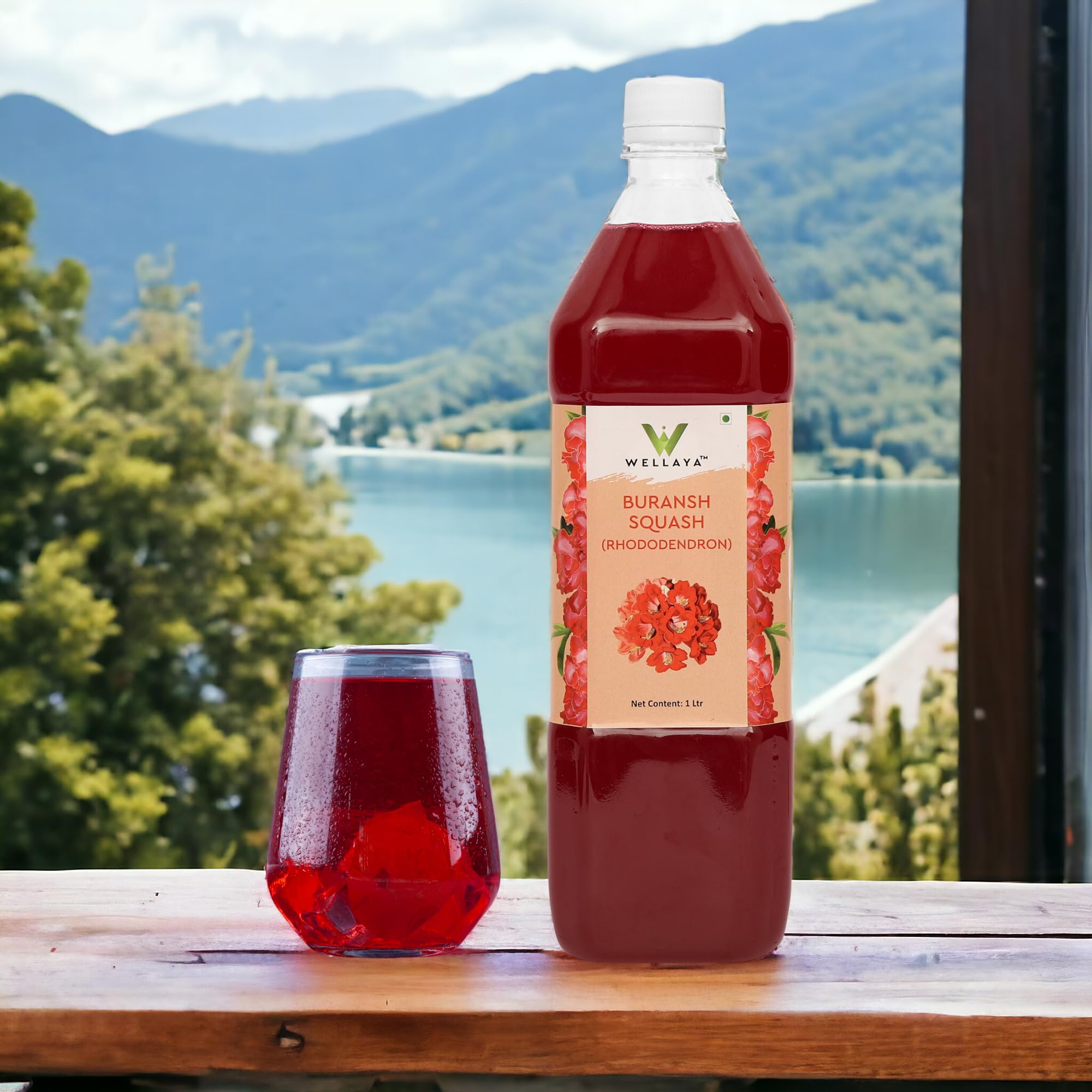 Wellaya Malta (Himalayan Sweet Orange) + Buransh (Rhododendron) | Squash, Syrup, Sharbat | Concentrate | No Artificial Flavours & Color | Welcome Drink | Sharbat | summer cooler | (1+1 Ltr) 3