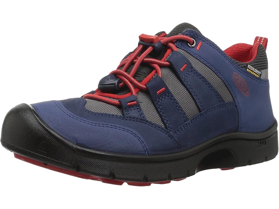 

Keen Kids Hikeport WP (Little Kid/Big Kid) (Dress Blues/Fiery Red) Boy's Shoes, Blue