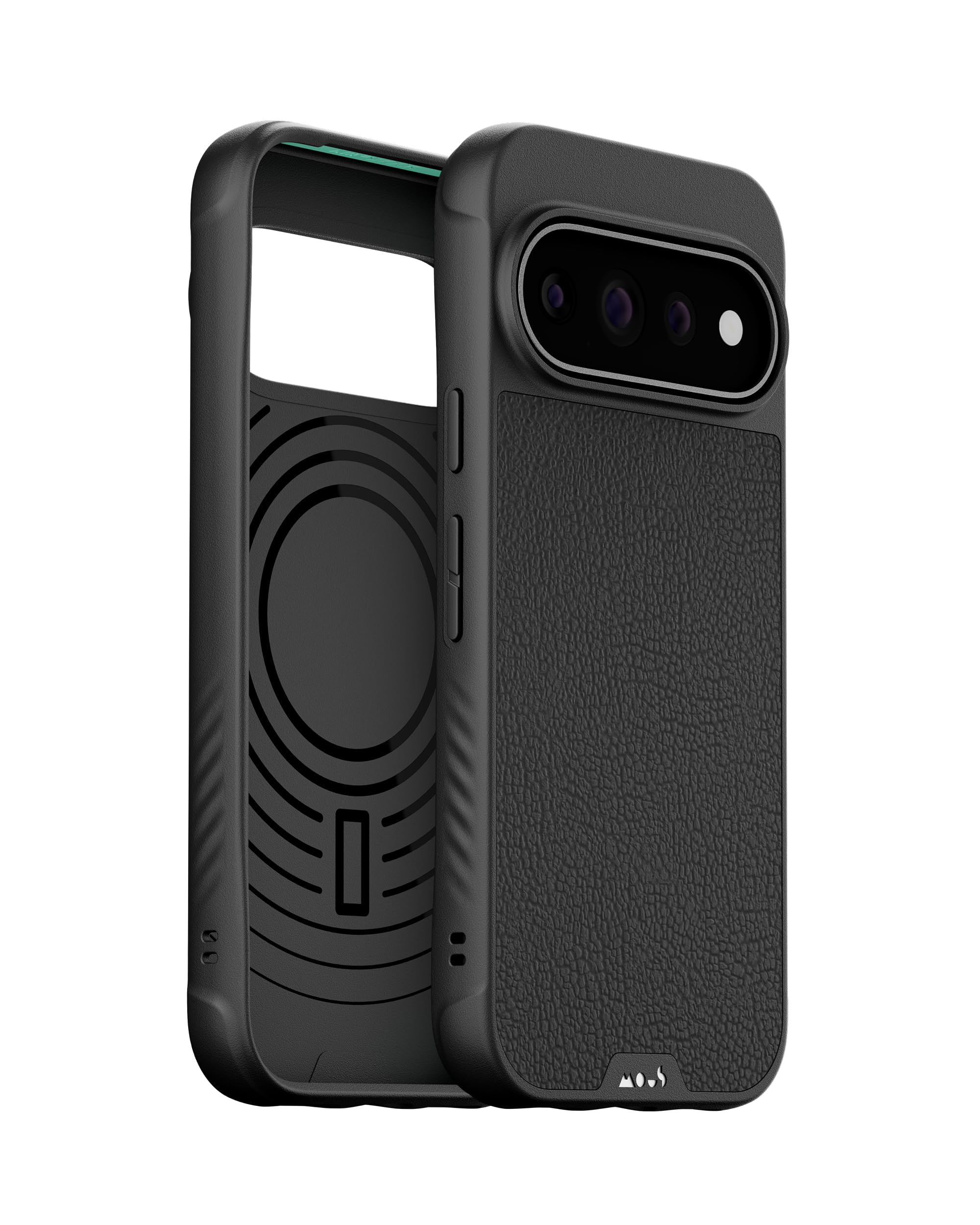 Mous Funda para Pixel 11 Pro XL - Limitless - Compatible con MagSafe y Pixelsnap, en Cuero Negro